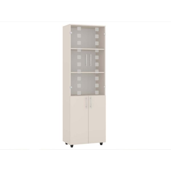Офісна шафа зі склом ШД-2