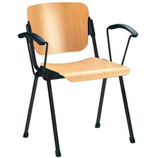 Стілець Ера ERA arm wood black