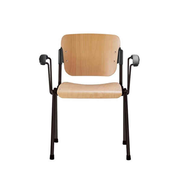 Стул Эра ERA arm wood black