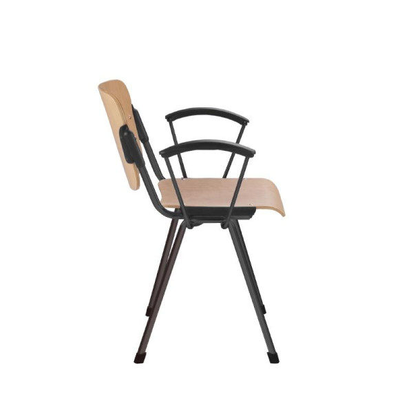 Стул Эра ERA arm wood black