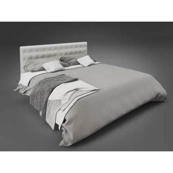 Кровать металлическая с мягким изголовьем Глория Tenero
