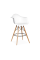Стілець Тауер Вуд Eames барний високий білий