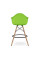 Стілець Тауер Вуд Eames барний високий зелений