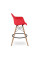 Стілець Тауер Вуд Eames барний високий червоний