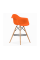 Стілець Тауер Вуд Eames барний високий помаранчевий