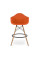 Стілець Тауер Вуд Eames барний високий помаранчевий