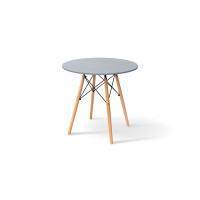 Стіл обідній ЕТНА MDF (D=80cm), сірий