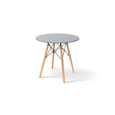 Стіл обідній ЕТНА MDF (D=80cm), сірий