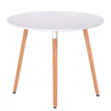 Стіл обідній СІРІУС (Китай) MDF (D=60cm), білий