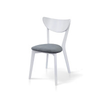 Стілець обідній Фокс Т, білий/дуб