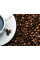 Стіл-трансформер ФЛАЙ, тем.горіх+скло (кофе) tc054