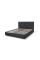 Ліжко Мішель 1600*2000 с п/м Аляска 10 темно-сірий