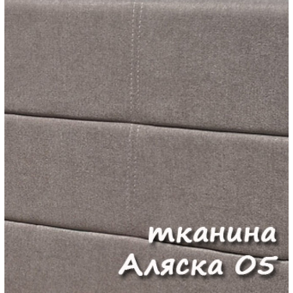 Ліжко Дюна 1600*2000 с п/м Аляска 05 сірий