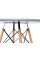 Стіл обідній ЕТНА MDF (D=100cm), сірий